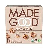 MadeGood Organic Chocolate Chip Granola Minis, 5ct x 0.85oz