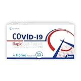 Genabio COVID-19 Antigen Rapid Test, 1 Pack 2 Tests Total, FDA EUA Authorized, 15 Minute Results, OTC at Home Self Test,Non-Invasive Short Nasal Swab, Easy to Use, (2 Pack)