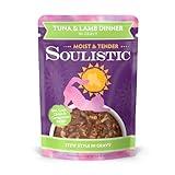 Weruva Soulistic Moist and Tender, Tuna and Lamb Dinner in Gravy, 3oz Pouch, Pack of 8