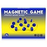 Bameca Magnetic Chess Game, Magnet Game with String, for Family & Party & Travel & Camping, Puzzle Strategy Games, 2 Player Games for Kids & Adults