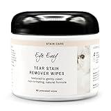 Eye Envy Tear Stain Wipes for Cats | Textured to Gently Clean, Treats The Cause of Staining | 100% Natural Formula | Recommended by Persian & Exotic Breeders, Vets, Groomers | 60 Ct