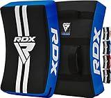 RDX Kick Shield Muay Thai Kickboxing, 60CM Large Heavy Curved Kicking Striking Body Pad, Punching Foot Target MMA Boxing Training, 3 Padded Handles, Martial Arts Karate TKD Taekwondo (ONE PAD ONLY)