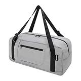 HOLYLUCK Foldable Travel Duffel Bag For Women & Men Luggage Great for Gym -Light grey