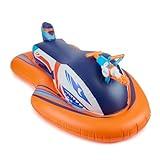 Nerf Super Soaker Stormforce Ride-On Racer – Inflatable Pool Float with Pool-Fed Mega Water Blaster