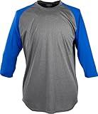 Rawlings | Mens 3 / 4 Sleeve Shirt | Graphite / Royal | Large