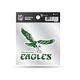 Rico Industries NFL Philadelphia Eagles Retro 4"x4" Small Style Decal