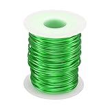 HARFINGTON Bonsai Wire Anodized Aluminum Training Wire Roll 1.5mm/15 Gauge 98ft Length Bendable Bonsai Tree Wire for Garden, Horticulture, Landscape, Planting, Green