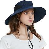 EINSKEY Wide Brim Sun Hat, UPF 50+ UV Protection Waterproof Packable Bucket Hat for Men & Women, Fishing Hiking Beach Garden