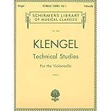 Julius Klengel: Technical Studies for the Violoncello Vol. 1 | Schirmer Library of Musical Classics | Cello Method | Unaccompanied Cello Instructional Sheet Music
