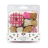 Claudia's Canine Bakery Pink Passion Assortment of Gourmet Dog Cookies, 7oz