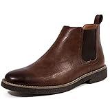 Deer Stags Men's Rockland Dress Comfort Chelsea Boot/Brown/Dark Brown/ 11 / Medium