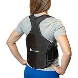 TLSO Full Back Brace for Back Pain Relief - Herniated or Bulging Disc, Scoliosis, Posture Correction, Kyphosis, Fracture and Post Op - PDAC L0456/L0457- For Men and Women Standard Size Fits Waist 23"