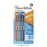 Paper Mate InkJoy Pens, Gel Pens, Medium Point (0.7mm), Assorted, 4 Count
