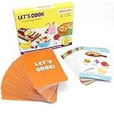 Shumee Card Game - Let's Cook -Fun,Strategy, Memory Food Game | 6 Years+ | 92 Cards, 15 Recipe Cards, 54 Ingredients, 20 Action Cards | Learn About Food Through Play | Travel Friendly