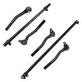 TRQ Front Tie Rod Set Driver & Passenger Side Inner & Outer Compatible with 1999-2004 Jeep Grand Cherokee