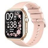 Smart Watch for Women for iPhone&Android: 100 Day+Battery Life, Smart watch(Answer/Make Calls) with 24/7 SpO2 Sleep Heart Rate Monitor,5ATM Waterproof,Fitness Tracker with 120+ Sport,Reloj Inteligente