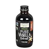 Frontier Organic Vanilla Extract, 4-Ounce Glass Jar, Certified Organic, Buttery Sweet With No Added Sugars