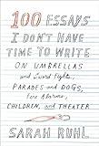 100 Essays I Don't Have Time to Write: On Umbrellas and Sword Fights, Parades and Dogs, Fire Alarms, Children, and Theater