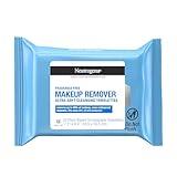 Neutrogena Fragrance-Free Makeup Remover Wipes, Daily Facial Cleanser Towelettes, Gently Removes Oil & Makeup, Alcohol-Free Makeup Wipes, 25 ct