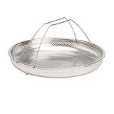 Goodful All-In-One Pan Steamer Basket, Premium Stainless Steel Construction, Dishwasher Safe, Perfect for Steaming Vegetables, Full Handle for Easy Use