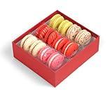 New Holiday Premium French Macarons Gourmet Cookies Chocolate Thank You Gift Basket Food Snack Desserts Christmas macaroon Prime Holiday 12