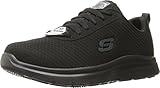 Skechers Men's Flex Advantage Bendon Work Shoe, Black, 10.5 Wide