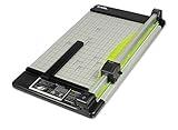 CARL Heavy Duty Rotary Paper Trimmer - 12238, Black/Silver, 18inch