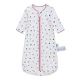 Long Sleeve Sleep Sack, 100% Cotton Baby Sleeping Bag 0-18 Months Baby Wearable Blanket Super Soft Toddler Kids Sleeping Sack (0-6 Months, Dot)