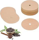 200Pcs Disposable Coffee Filter Paper, 3.75In Circular Brown Coffee Machine Filter for Camping, Home, Office, Coffee Shops Disposable Coffee Filters, Paper and Plastic Household Supplies