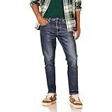 Amazon Essentials Men's Slim-Fit Jeans, Dark Wash, 32W x 30L