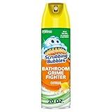 Scrubbing Bubbles Bathroom and Shower Cleaner Aerosol, Foaming Action Bathroom Grime Fighter, Citrus Scent, 20oz (Pack of 1)