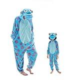 COSUSKET Snug Fit Unisex Adult Onesie Pajamas, Flannel Cosplay Animal One Piece Halloween Costume Sleepwear Homewear