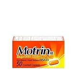 Motrin IB, Ibuprofen 200mg Tablets for Fever, Muscle Aches, Headache & Back Pain Relief, 50 ct