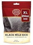 Spicy World Minnesota Grown Black Wild Rice 24oz Bag (1.5LB) | Premium Quality | All Natural, Hearty Grain with Rich Flavor | Perfect for Rice Dishes & Recipes