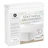 Ultimate Zippered Waterproof Mattress Encasement- Protector - 10 Year Warranty!