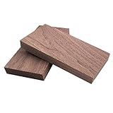 2 PCS Walnut Lumber 7/8'' x 4'' x 8'' Unfinished Walnut Wood Sheets Walnut Board for Crafts, Scroll Saw, Woodworking, School DIY Projects, Laser Cutting and Engraving, CNC Cutting, Painting, Fretwork