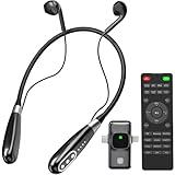 Facmogu E8 Wireless Sound Card Live Streaming Earphones, Portable Multi-Function Sound Card Live Broadcasting Audio Editing Earphones w/Remote Control, Suitable for PS5 Streaming Game YouTube TikTok