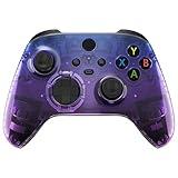 eXtremeRate Replacement Faceplate for Xbox Series X & S Controller - Personalize Your Control - Gradient Translucent Bluebell Front Housing Shell for Xbox Wireless Controller [Controller NOT Included]