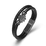 mingkejw Paw Print Urn Bracelet for Ashes Pet Cremation Jewelry for Women Men Stainless Steel Memorial Bracelets Ash Holder for Pet/Dog/Cat Keepsake Jewelry for Loved Ones with Fill Tool