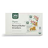 365 by Whole Foods Market, Organic Mini Peanut Butter Sandwich Crackers 8 Count, 1 Ounce