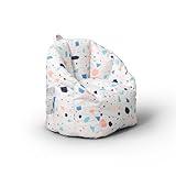 Big Joe Milano Kid's Bean Bag Chair, Dolce Terazzo Lenox, 2ft Small
