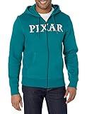 Amazon Essentials Disney | Marvel | Star Wars Men's Fleece Full-Zip Hoodie Sweatshirts (Available in Big & Tall), Pixar Logo, X-Large