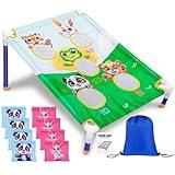 Bean Bag Toss Game for Kids, Cornhole Games Set for Kids Ages 4-8 Boys Girls, Portable Toys Bean Bag Game Set for Adults Toddler Family Outdoor Games, Backyard Toys, Yard Games