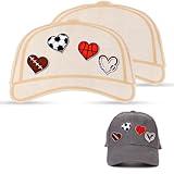 2pcs Truck Hat Template Palette, Personalized Trucker Hat Patch Template Wood Baseball Hat Patch Template Trucker Hat Template Board for Truck Hat Design (No Patch)