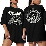 Acotar Velaris Shirt Women Oversized Bat Boys T-Shirt City of Starlight Graphic Tee Bat Bookish Book Lover Tops Black