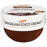 Palmer's Coconut Oil Formula Brazilian Coco Cream with Vitamin E, 8.8 Fl Oz, Whipped Bum, Bust & Body Cream, Helps with Skin Tightening & Firming