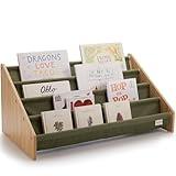 ZICOTO Decorative Kids Bookshelf - Modern Montessori Shelf for Nursery or Playroom - Holds Up to 20 Books & Small Toys