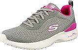 Skechers Women's Athleisure Sneaker, Grey Hot Pink, 9.5 US medium