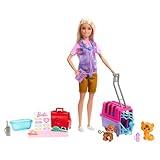 Barbie Animal Rescue & Recovery Playset With Blonde Doll, 2 Animal Figures & Accessories