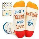 HAPPYPOP Acting Theater Gifts for Women Teen Girls - Anime Gifts for Anime Lovers, Funny Acting Anime Socks